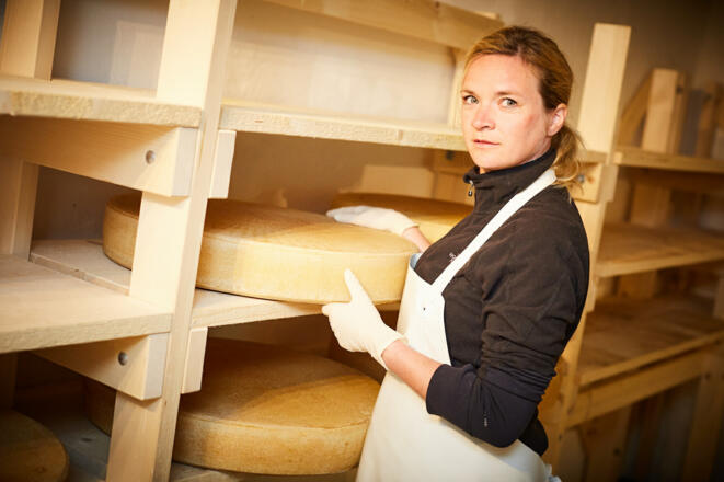 Käsereifung im "Busche Berta" Bauernhaus