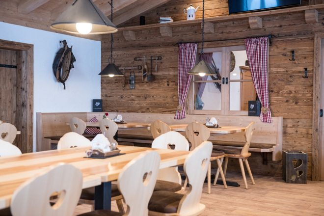 Leitenbach Hütte an der Talstation Ofterschwang