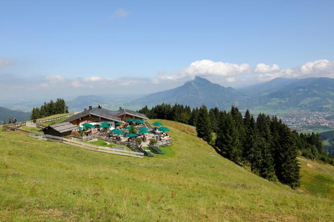 Weltcup Hütte in Ofterschwang im Allgäu