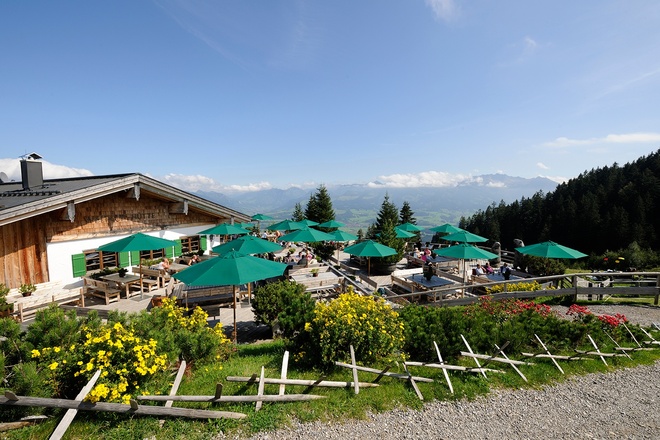 Weltcup Hütte in Ofterschwang im Allgäu