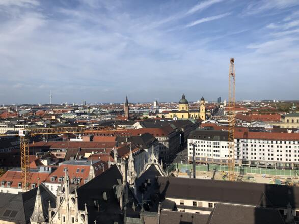 Ausblick vom Turm des Neuen Rathauses