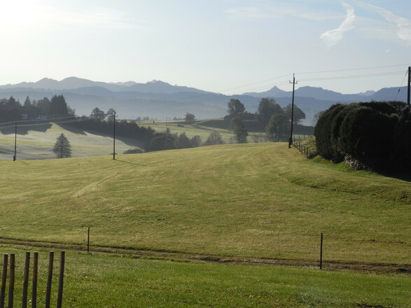 Schöne Aussicht vom Hanusel Hof