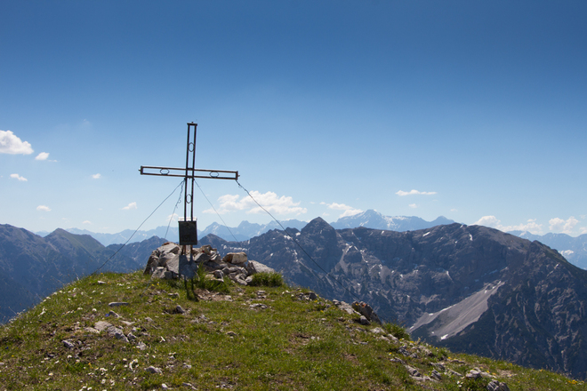 Bergtour - Hochblasse, Gipfelkreuz