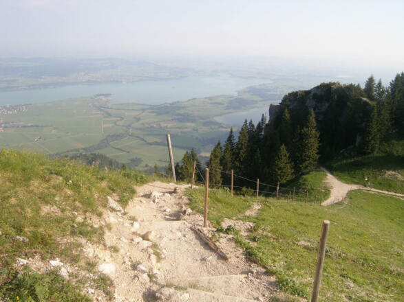 Blick vom Tegelberg