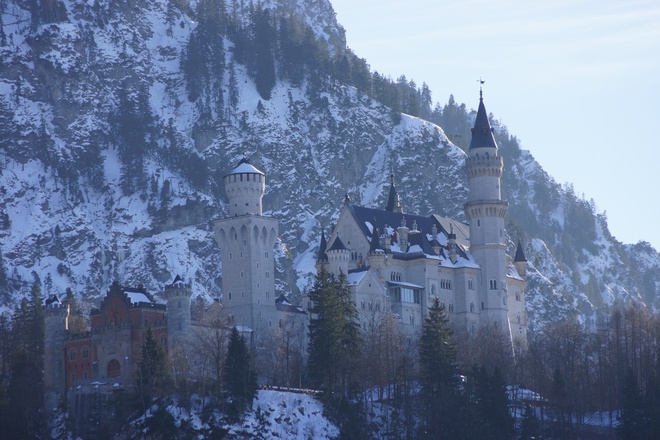 Blick auf Schloss Neuschwanstein
