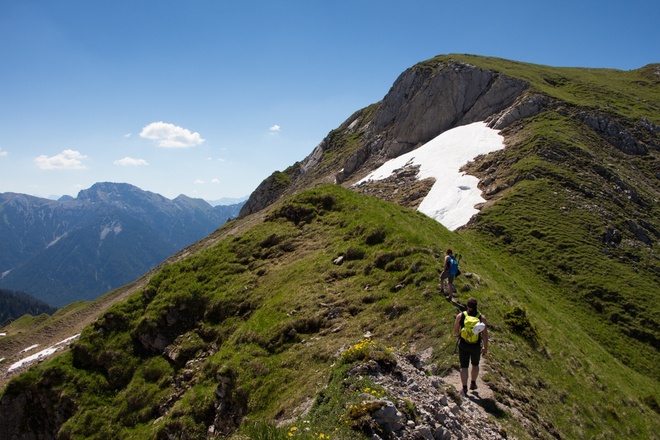 Bergtour - Hochblasse, Grat zum Gipfel
