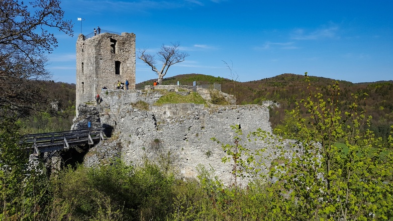 Die Burgruine Neideck