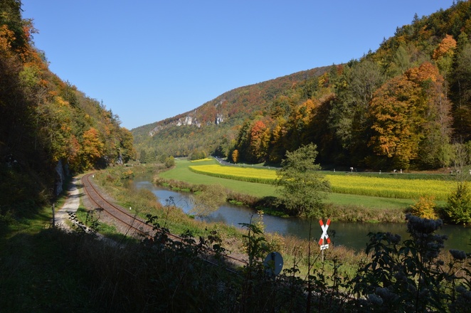 Hier geht´s vom Wiesenttal hoch auf die Jurahöhe