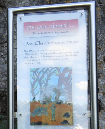 Tafel Nr.5: an der Ölgrotte