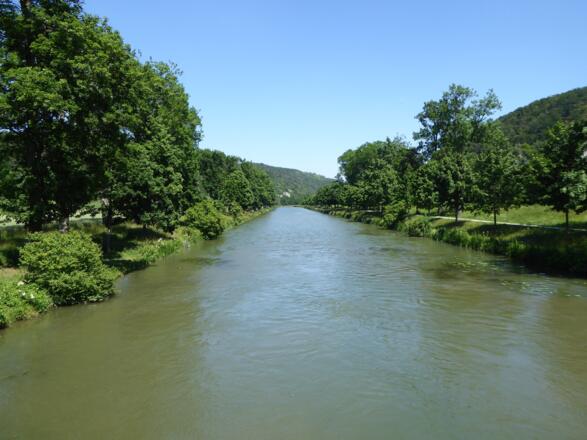 Der Ludwig-Main-Donau-Kanal bei Essing