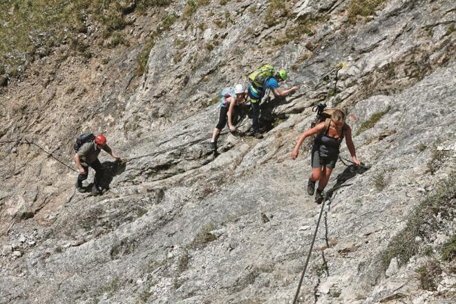 Aufstieg zum Tegelberg