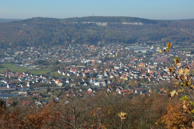 Blick auf Ebermannstadt