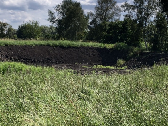 Moorlagerstätte am Moor-Weg im Bad Gögging