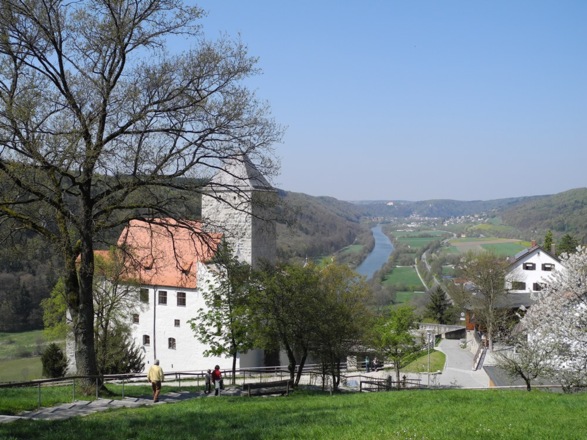 Blick von der Burg Prunn ins Altmühltal