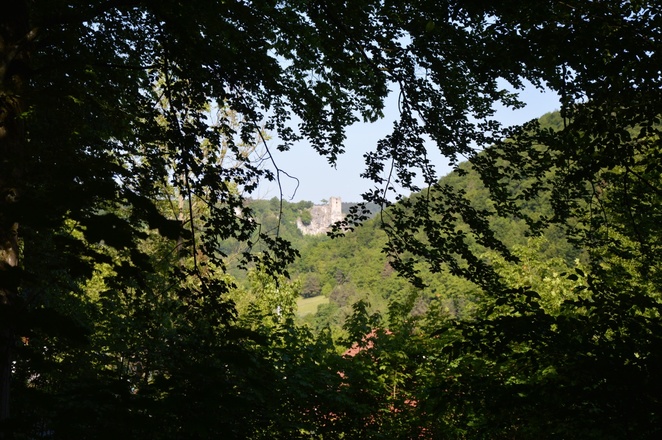 Blick zur Neideck bei Start in Muggendorf