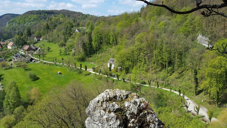 Aussicht oberhalb der Muschelquelle