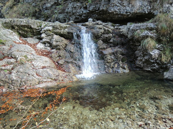 Wasserfall im Klausgraben-Tobel