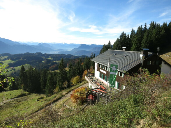 Spitzsteinhaus im Herbst