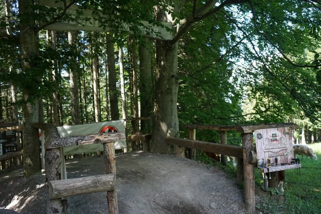 Bikepark Samerberg an der Mittelstation