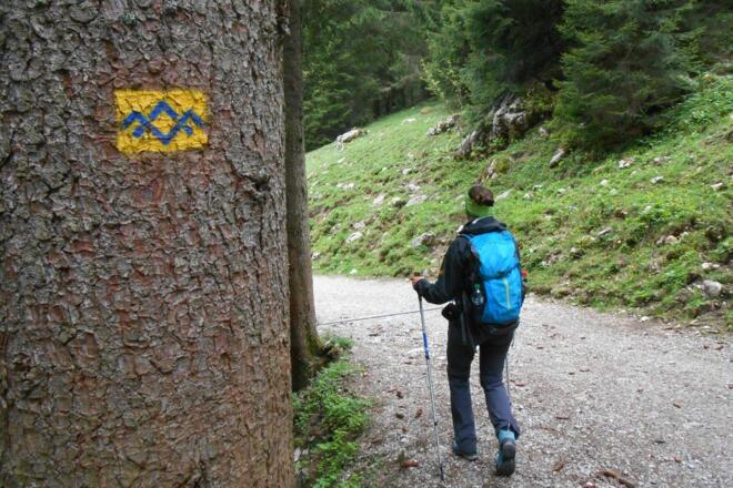Auf dem Weg zur Riesenhütte führt auch eine SalzAlpenTour
