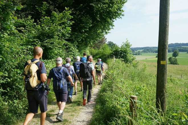 Auf dem Weg von Prien nach Frasdorf