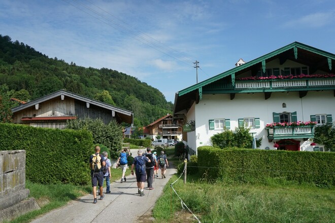 Zuweg von Aschau zur SalzAlpenTour