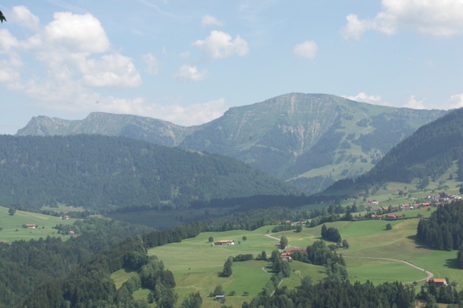 Blick auf den Hochgrat.
