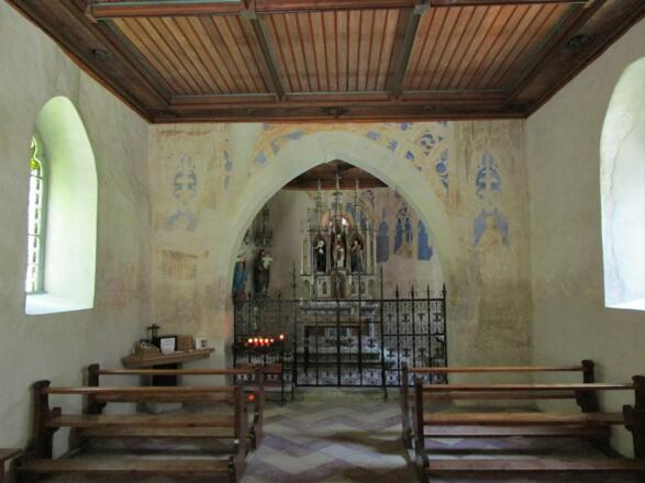 Innenansicht der Ulrichskapelle