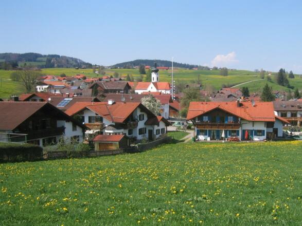 Dorfansicht - Rieden am Forggensee