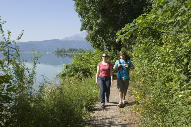 Wandern, Seeufer - Rieden am Forggensee