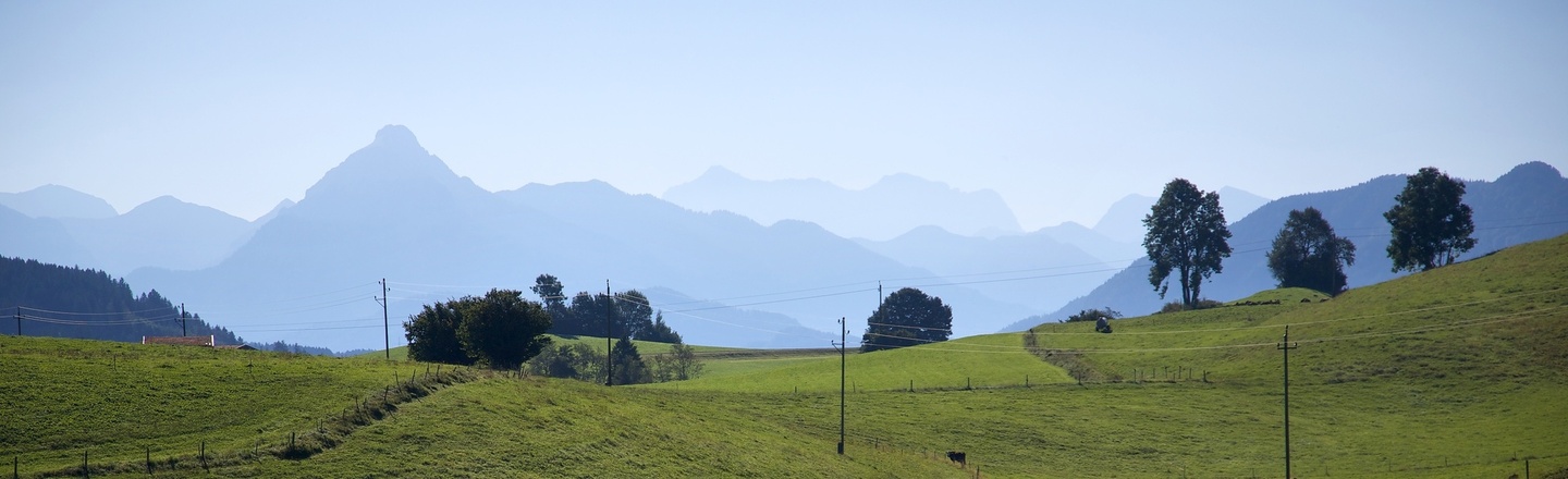 Panorama zwischen Nesselwang im Allgäu und Hertingen