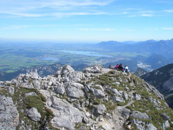 Der Ausblick ins Allgäu