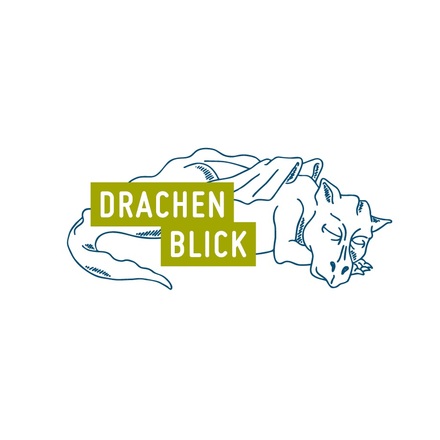 Das Markierungssymbol der Wanderung &quot;Drachenblick&quot; - Entdecken Sie die Wächterdrachen des Pfrontener Tals