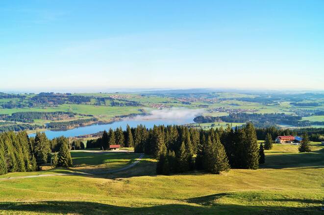 Buronhütte von oben