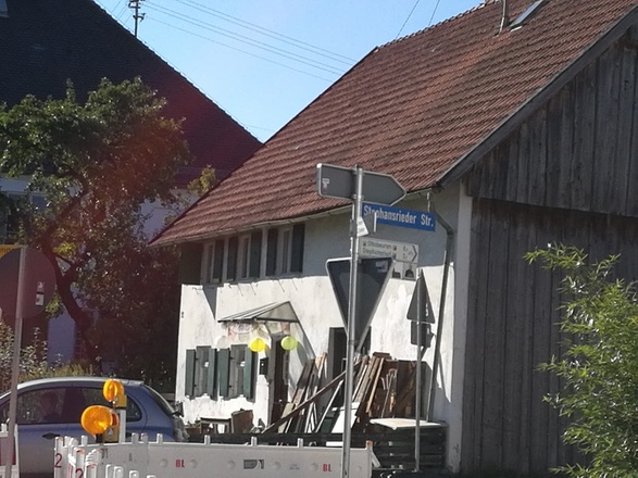 Abzweigung nach Stephansried