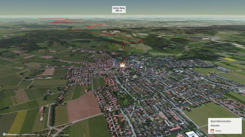 Pilgerweg im Allgäu: Bayr-Schwäb-JW: Bad Wörishofen - Markt Rettenbach