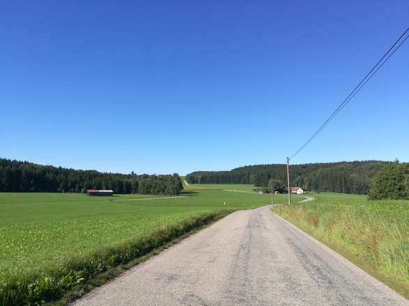 Straße nach Stephansried