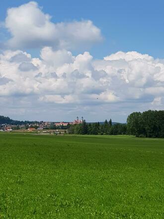 Wunderschöner Blick auf Ottobeuren