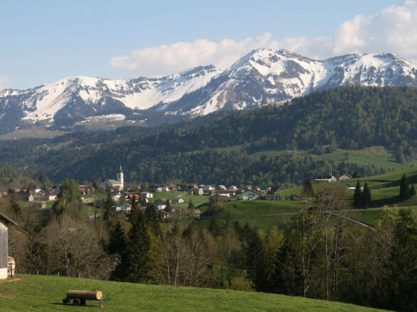 Blick auf Hittisau