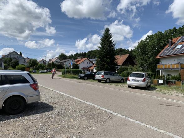 Westerheim Abbiegung nach rechts auf Radweg nach Ungerhausen