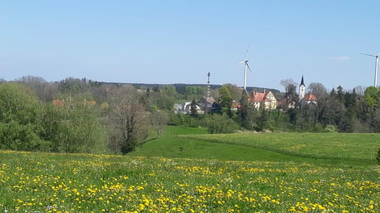 Blick von Dassberg nach Ollarzried