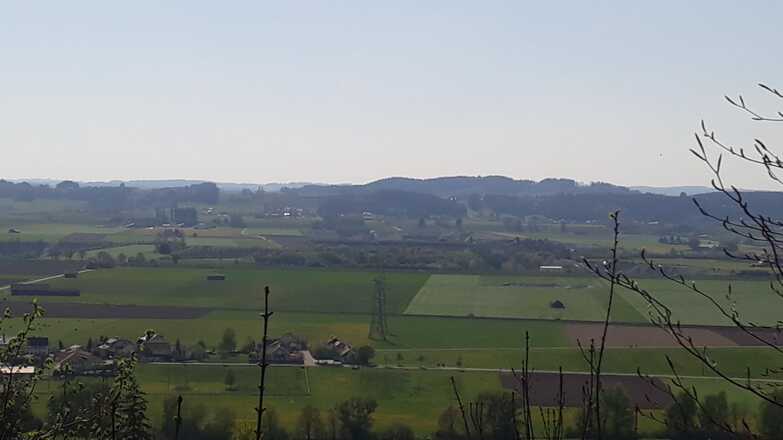 Blick von Klessen runter nach Wolfertschwenden