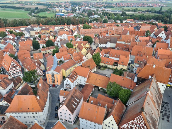 Schleifenroute - Nördlingen von oben