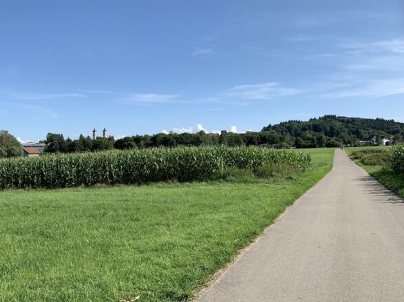 DB Günztal-Radweg kurz vor Ottobeuren