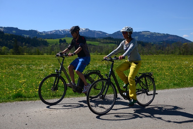 Auf dem Rad rund um Sonthofen