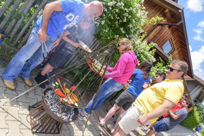 Wie ware es mit einem BBQ nach der Canyoning Tour im Allgäu 