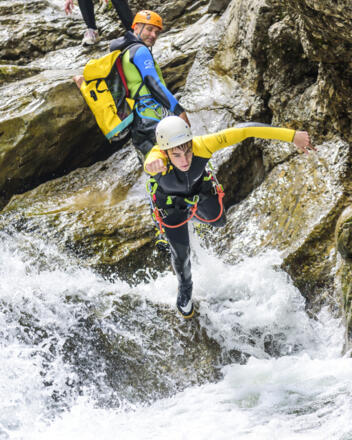Canyoning Allgäu - Jump