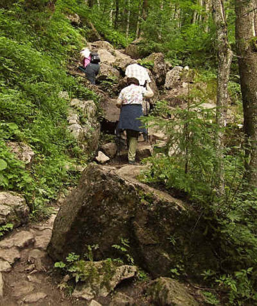 Aufstieg zur Alpe Topfen