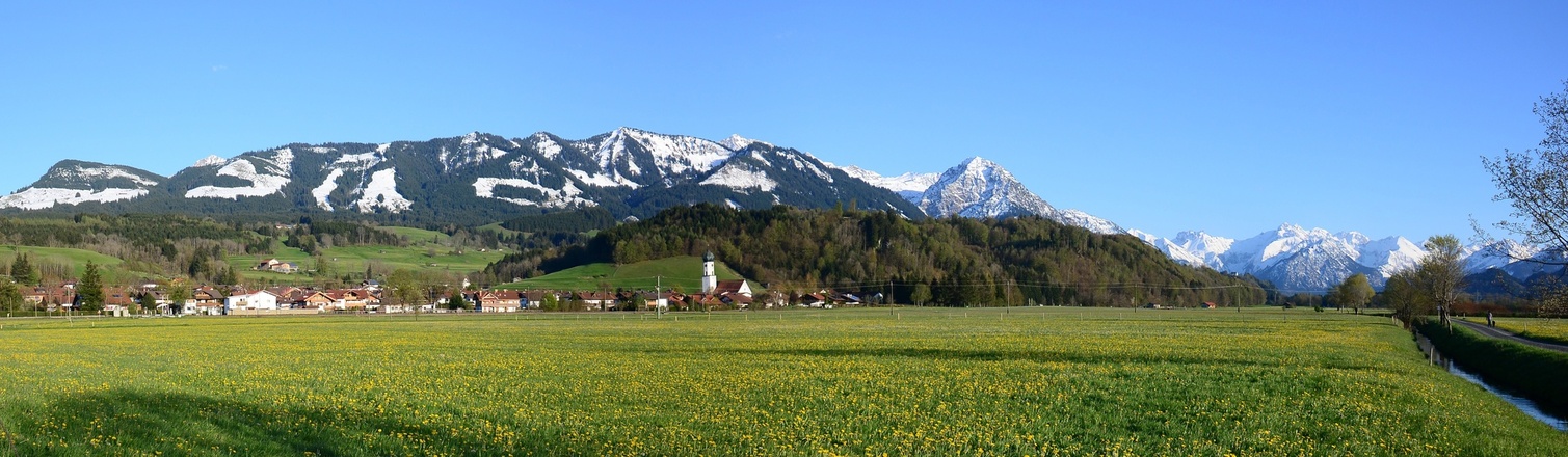 Bergpanorama über Altstädten