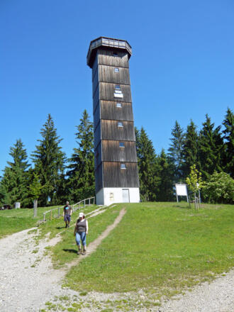 Aussichtsturm auf dem Schwarzen Grad